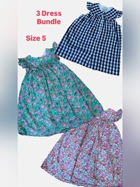 Girls Size 5 Dress Bundle – Lily Rose + Beaufort Bonnet Company – 3 Dresses